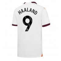 Manchester City Erling Haaland #9 Vonkajší futbalový dres 2023-24 Krátky Rukáv